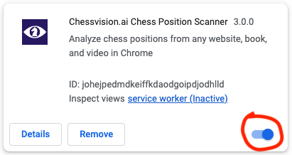 Chessvision.ai Chess Position Scanner